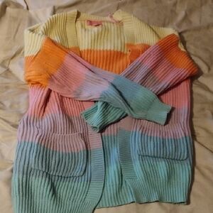 Colorful Striped Women's Sweater
